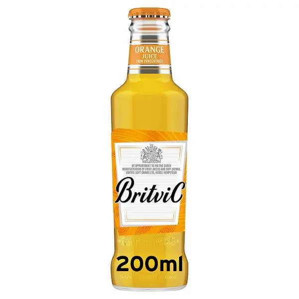 Britvic Orange Juice Bottle 200ml (Case of 24) - Honesty Sales Image principale du produit
