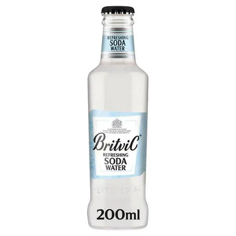 Britvic Soda Water 200ml (Case of 24) - Honesty Sales U.K