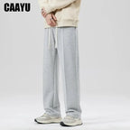 CAAYU Men's Jogger Sweatpants Fashion Hip Hop Japanese Streetwear Drawstring Casual Baggy Trousers Sports Loose Gray Pants Mens  Honesty Sales U.K