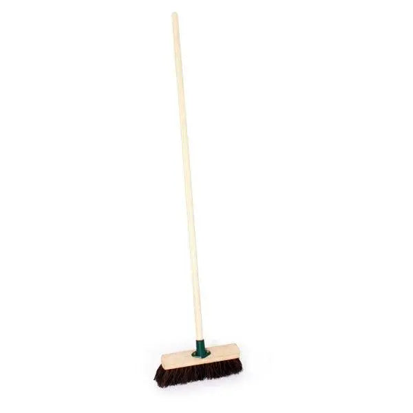 CB Stiff Broom & Handle 28cm - Honesty Sales