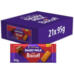 Cadbury Dairy Milk Biscoff Biscuit Chocolate Bar 95g (Case of 21) Cadbury