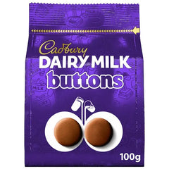Cadbury Dairy Milk Chocolate Buttons Bag 100g (Case of 10)  Honesty Sales U.K