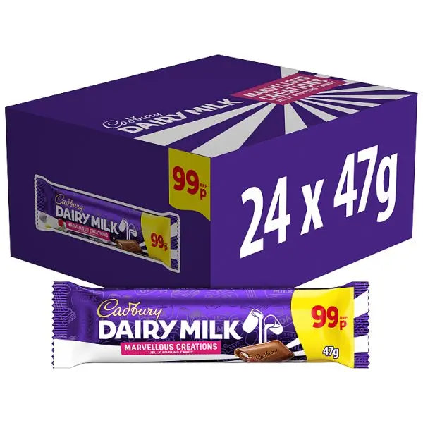 Cadbury Dairy Milk MC JPC Chocolate Bar 47 g (Case of 24)  Honesty Sales U.K Hauptbild