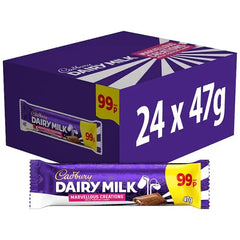 Cadbury Dairy Milk MC JPC Chocolate Bar 47 g (Case of 24)  Honesty Sales U.K