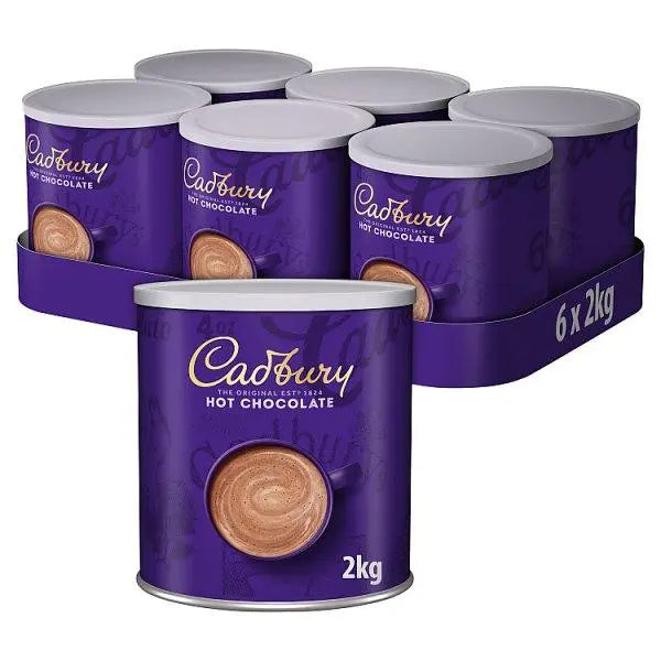 Cadbury Original Drinking Hot Chocolate Large Tub 2KG - Honesty Sales U.K Main image