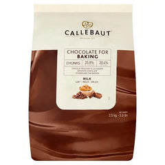Callebaut Milk Chocolate Baking Chunks 2.5kg Callebaut