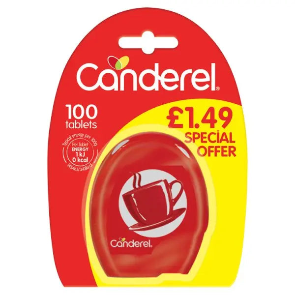 Canderel 100 Tablets 8.5g (Case of 10)  Honesty Sales U.K Main image