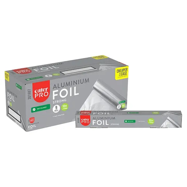 CaterPro Aluminium Foil Strong 90m x 450mm - Honesty Sales