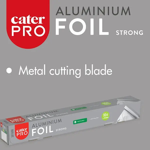 CaterPro Aluminium Foil Strong 90m x 450mm - Honesty Sales