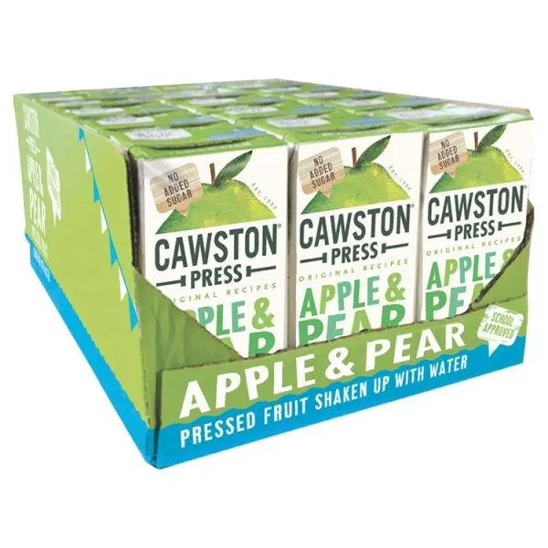 Cawston Press Apple & Pear Juice Drink 18 x 200ml (Case of 18) - Honesty Sales U.K