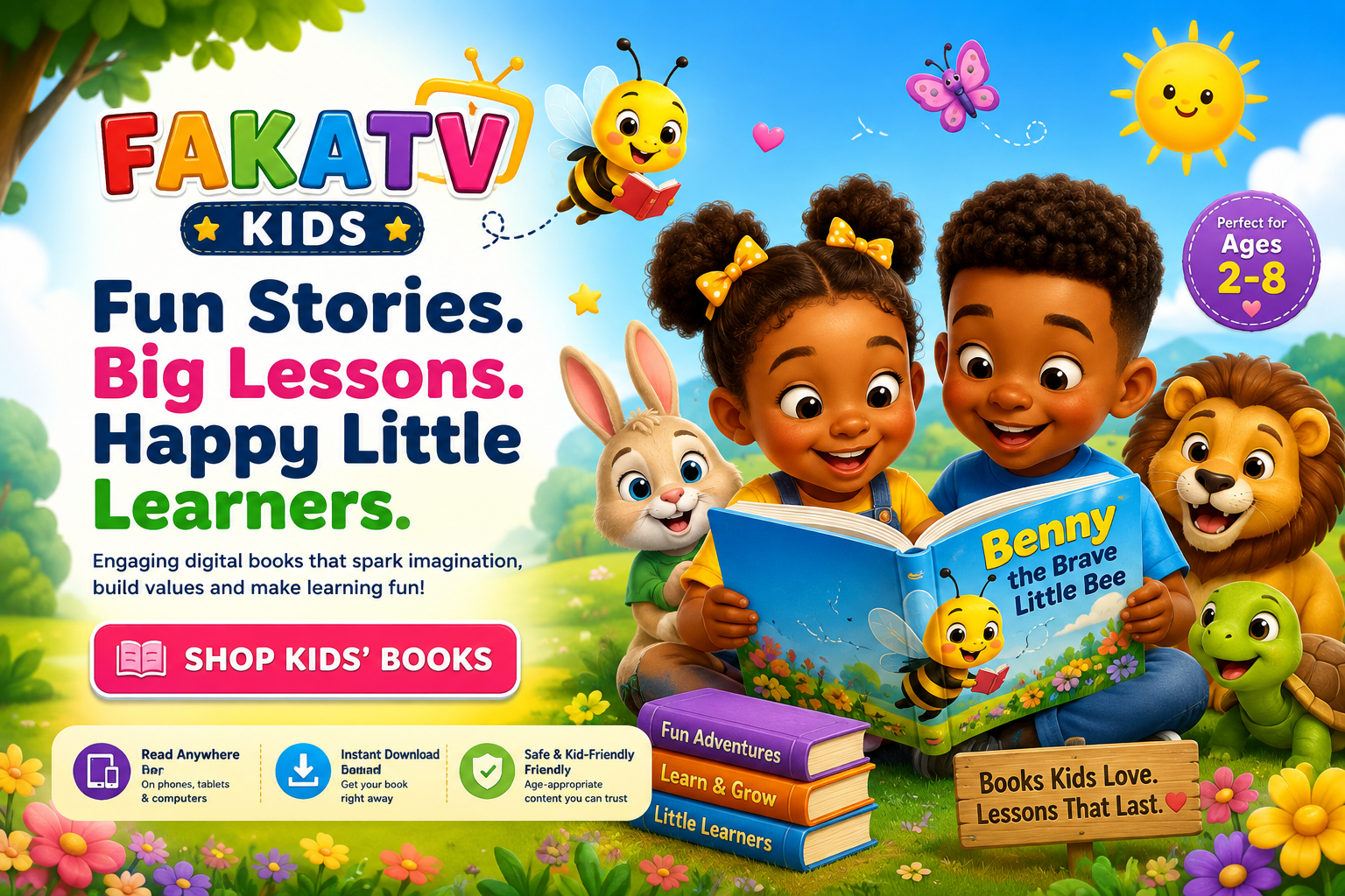 Benny the Brave Little Bee – A Fun Learning Adventure for Kids