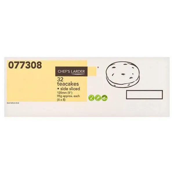 Chefs Larder 32 Teacakes - Honesty Sales Image principale du produit