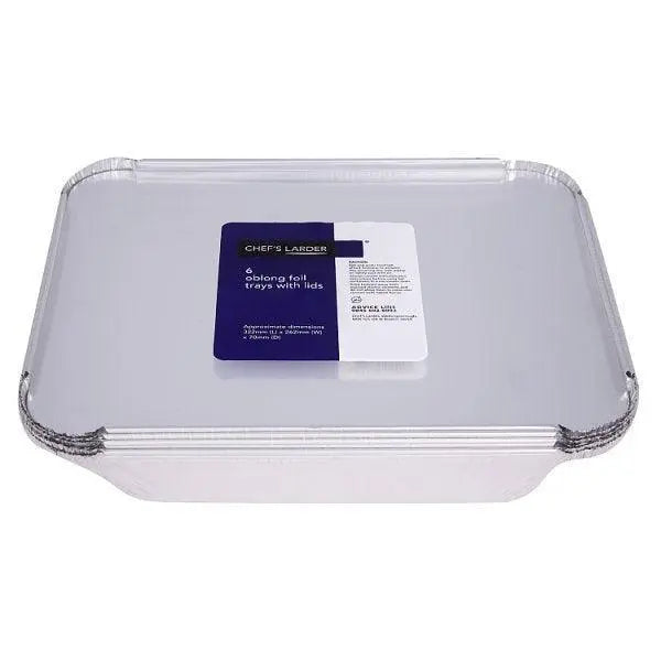 Chefs Larder Foil Trays with Lids - Honesty Sales