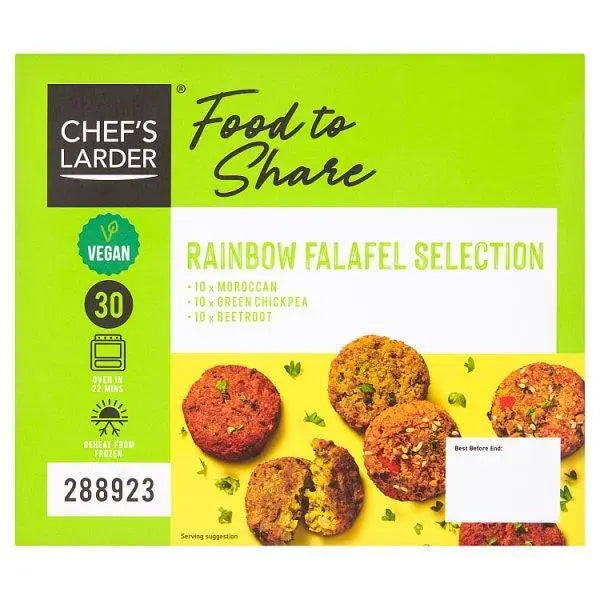 Chefs Larder Food to Share Rainbow Falafel Selection 600g - Honesty Sales Image principale du produit
