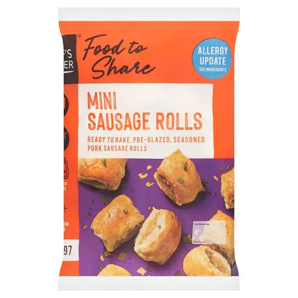Chef's Larder Mini Sausage Rolls 1.6kg - Honesty Sales U.K