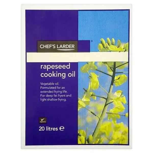Chef's Larder Rapeseed Cooking Oil 20 Litres - Honesty Sales