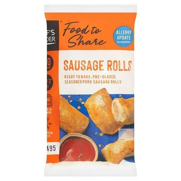 Chefs Larder Sausage Rolls 1.8kg - 40pk - Honesty Sales Main image