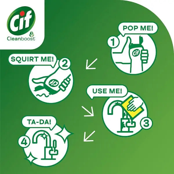 Cif Cream Cleaner Lemon 500 ml (Case of 8) - Honesty Sales