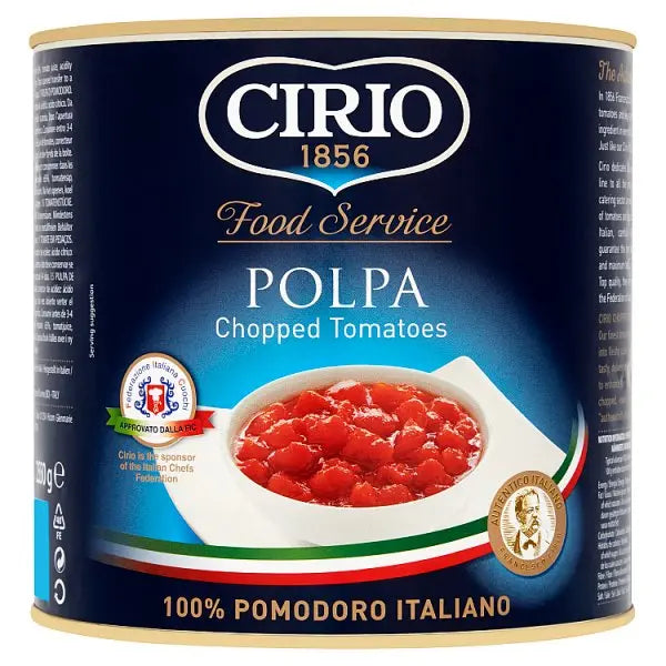 Cirio Polpa Chopped Tomatoes 2500g Cirio Main image