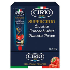 Cirio Supercirio Double Concentrated Tomato Puree 140g (Case of 12) - Honesty Sales