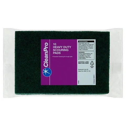 CleanPro 10 Heavy Duty Scouring Pads - Honesty Sales U.K