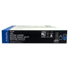 CleanPro 100 Extra Large Extra Heavy Duty Refuse Sacks 7.5kg - Honesty Sales