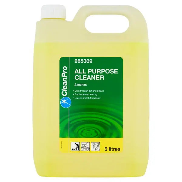 CleanPro All Purpose Cleaner Lemon 5 Litres Honesty Sales U.K