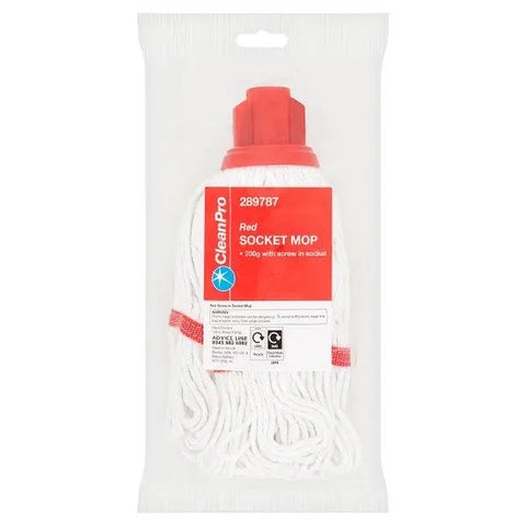 CleanPro Red Socket Mop - Honesty Sales U.K