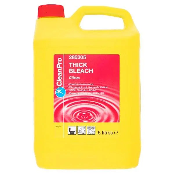 CleanPro Thick Bleach Citrus 5 Litres - Honesty Sales
