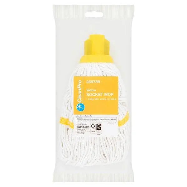 CleanPro Yellow Socket Mop - Honesty Sales Main image