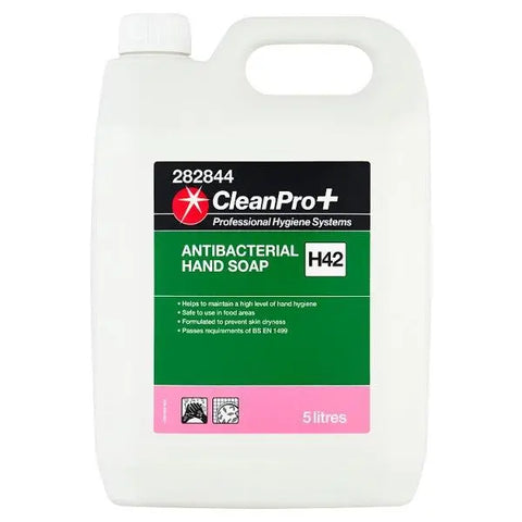 CleanPro+ Antibacterial Hand Soap H42 5 Litres - Honesty Sales U.K