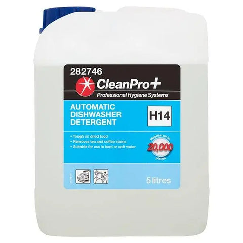 CleanPro+ Automatic Dishwasher Detergent H14 5 Litres - Honesty Sales U.K