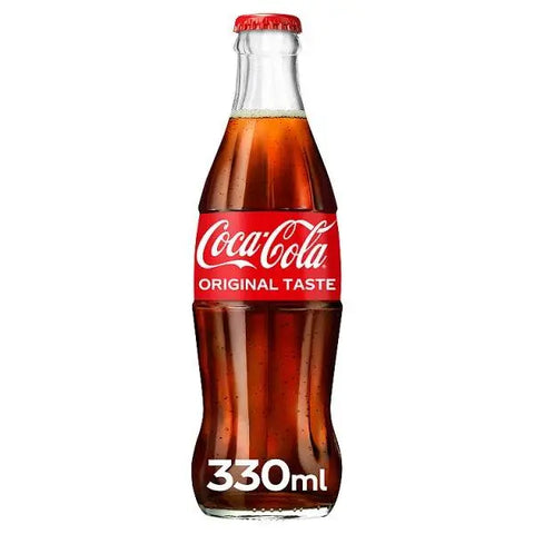 Coca-Cola Original Taste Glass Bottles 24 x 330ml (Case of 24) - Honesty Sales U.K