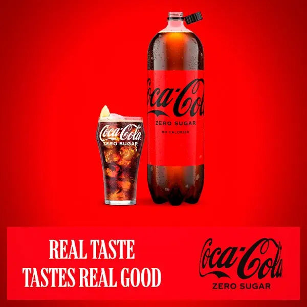 Coca-Cola Zero Sugar 1.25L (Case of 12)  Honesty Sales U.K