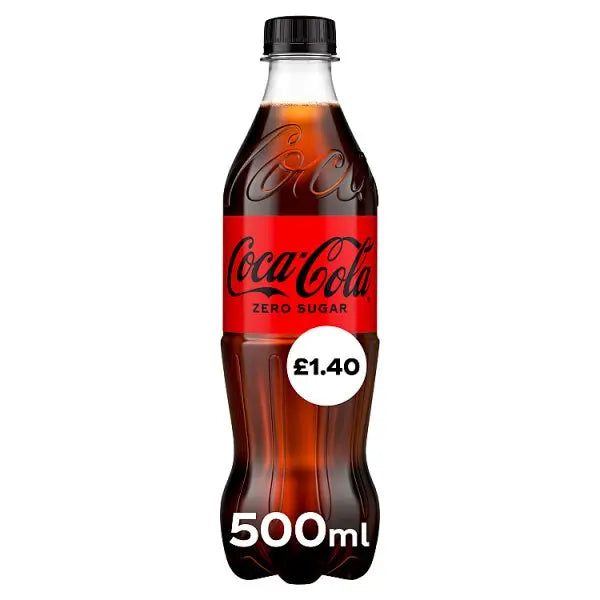 Coca-Cola Zero Sugar 12 x 500ml (Case of 12)  Honesty Sales U.K