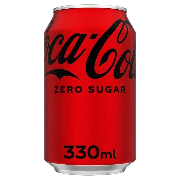 Coca-Cola Zero Sugar 24 x 330ml (Case of 24) - Honesty Sales U.K