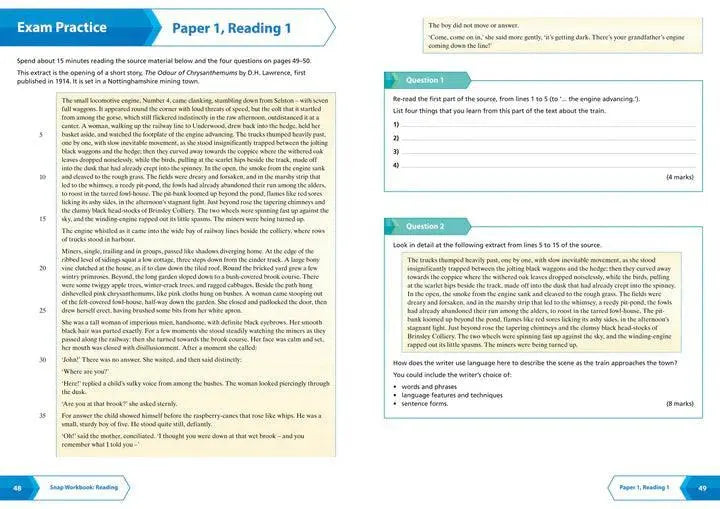Collins GCSE Grade 9-1 SNAP Revision - AQA GCSE 9-1 English Language Reading (Papers 1 & 2) Workbook - Honesty Sales