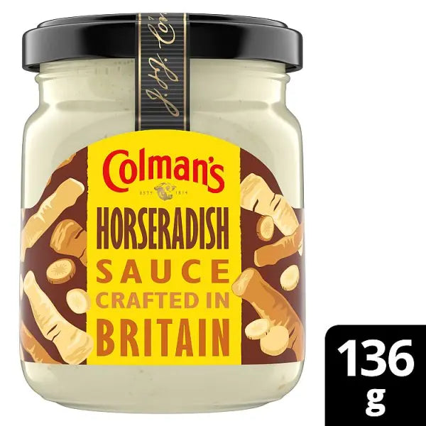 Colman's Sauce Horseradish 136 g (Case of 8)  Honesty Sales U.K