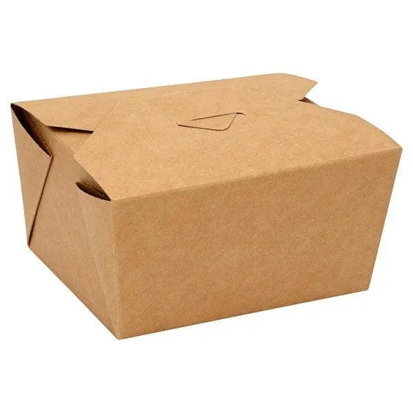 Compost Me Kraft Hot Food Box 50s No 1 - Honesty Sales