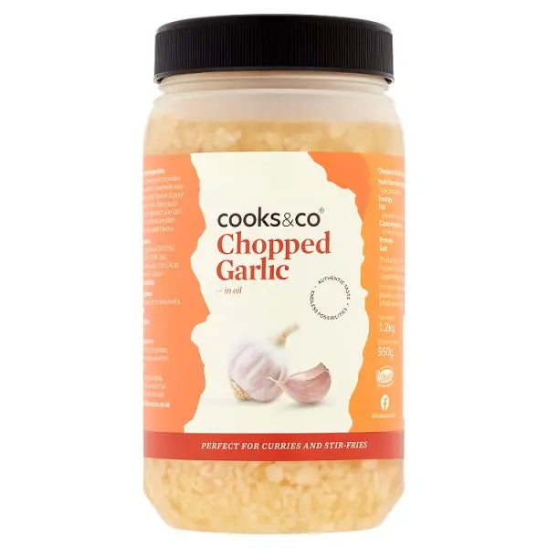 Cooks & Co Chopped Garlic in Oil 1.2kg Cooks & Co Main image