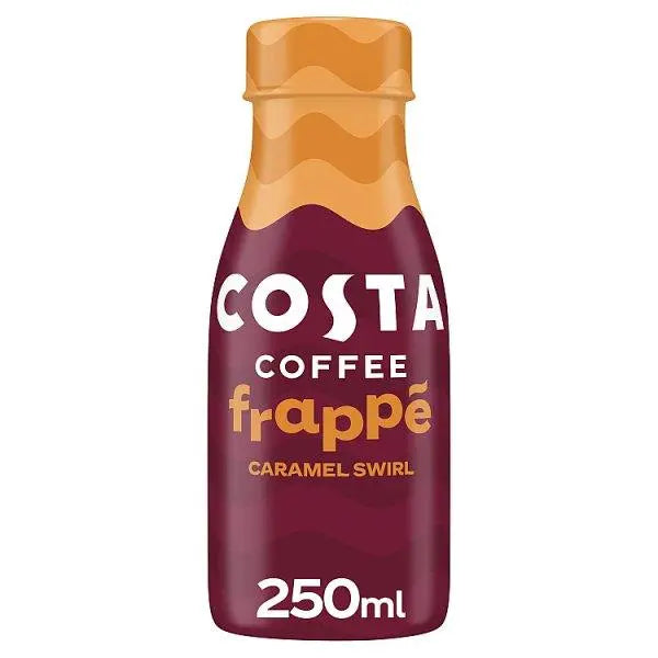 Costa Coffee Frappe Caramel Swirl 12 x 250ml (Case of 12) - Honesty Sales U.K