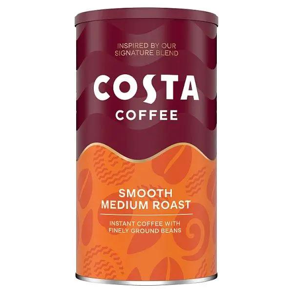 Costa Coffee Smooth Medium Roast 100g (Case of 6) - Honesty Sales U.K