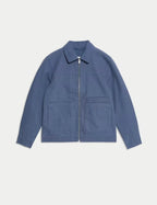 Cotton Rich Canvas Harrington Jacket Honesty Sales