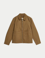 Cotton Rich Canvas Harrington Jacket Honesty Sales