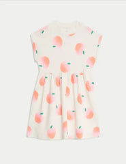 Cotton Rich Printed T-Shirt Dress (2-8 Yrs) Honesty Sales