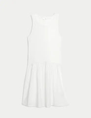 Cotton Rich Ribbed Dress (2-16 Yrs) Honesty Sales