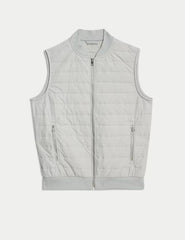 Cotton Rich Zip Up Quilted Gilet with Stormwear™ - Honesty Sales