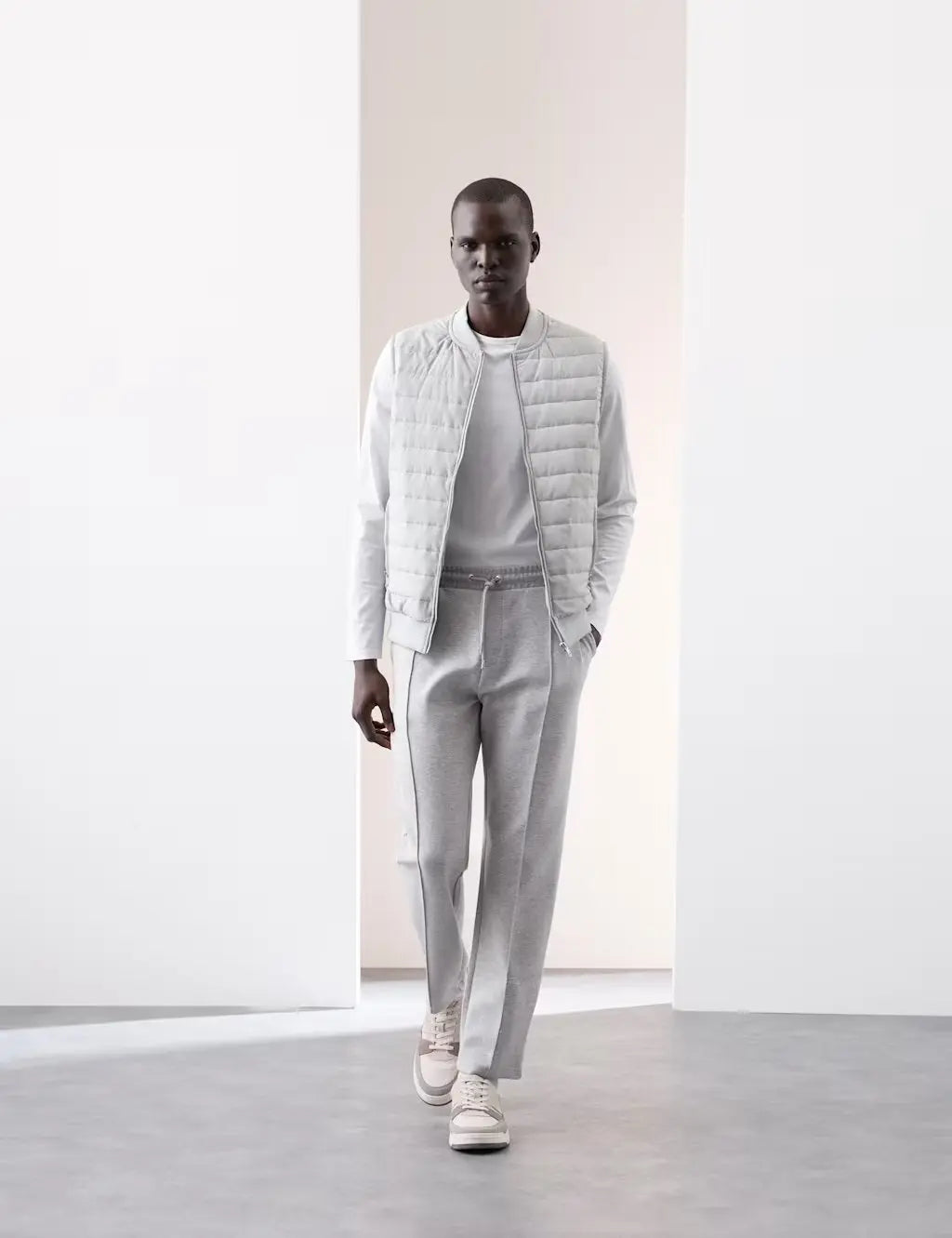 Cotton Rich Zip Up Quilted Gilet with Stormwear™ Secondary image