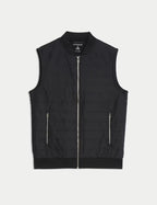 Cotton Rich Zip Up Quilted Gilet with Stormwear™ Honesty Sales