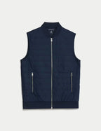 Cotton Rich Zip Up Quilted Gilet with Stormwear™ Honesty Sales